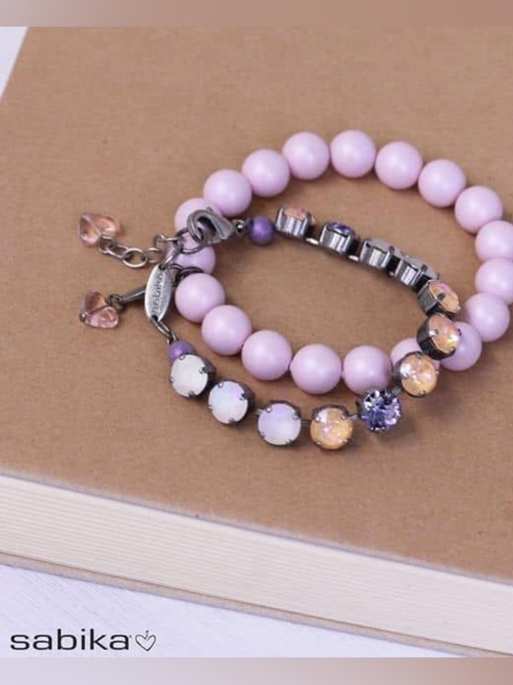 Sabika Pink Stretch Bracelet